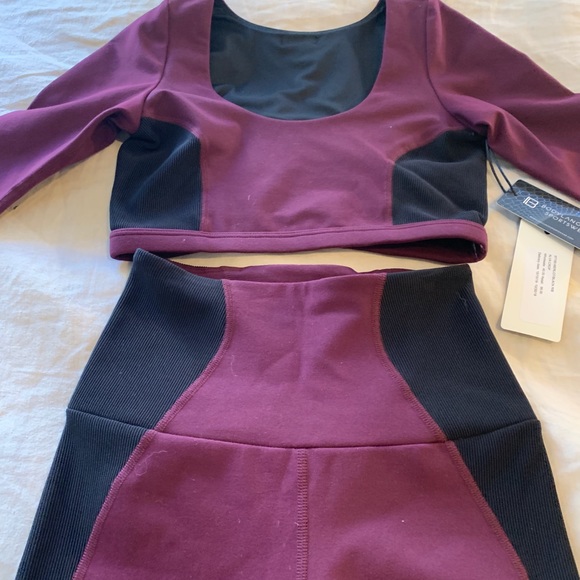 NWT Revolve Bodylanguage high waist legging set - Picture 4 of 9